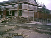 Camlachie Phase 5, Glasgow  - Steel Fencing Work in Progress