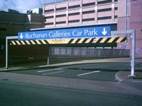 Main Car Park Entrance -  Buchanan Galleries , Glasgow